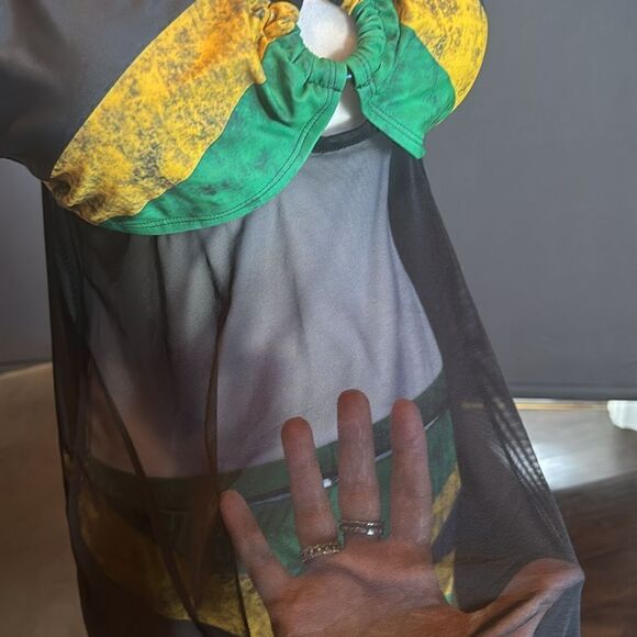 Women’s 2 Piece Jamaican Flag Design Bikini Swimsuit Bathers Size 2XL NEW - Picture 15 of 16